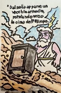Le avventure di Cesare sull'Olimpo, Primo episodio. Immagine