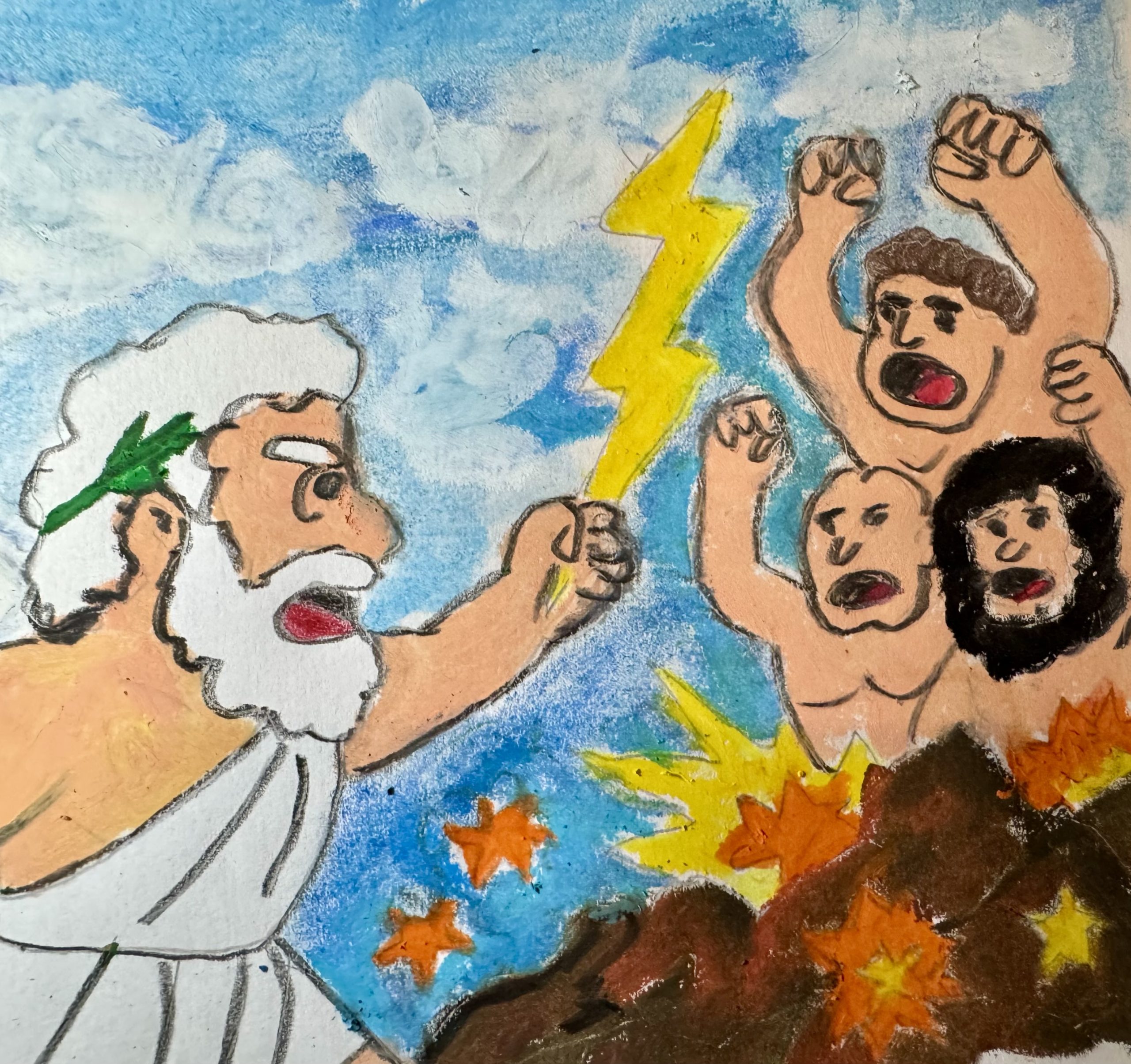 Mitologia Greca Per Bambini Zeus Contro I Titani Bassaparola